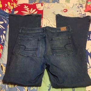 American eagle High rise bell bottom jeans
